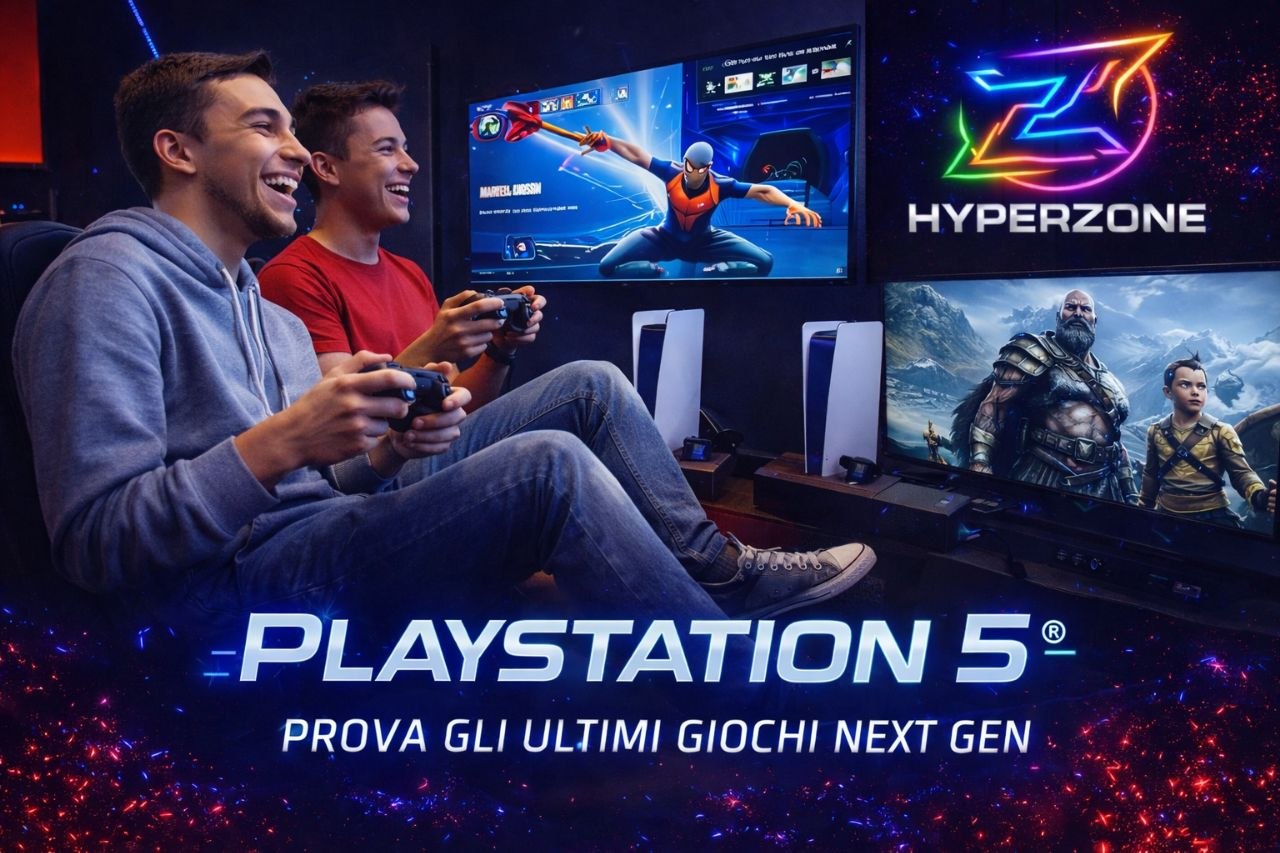 Area console PlayStation per tornei